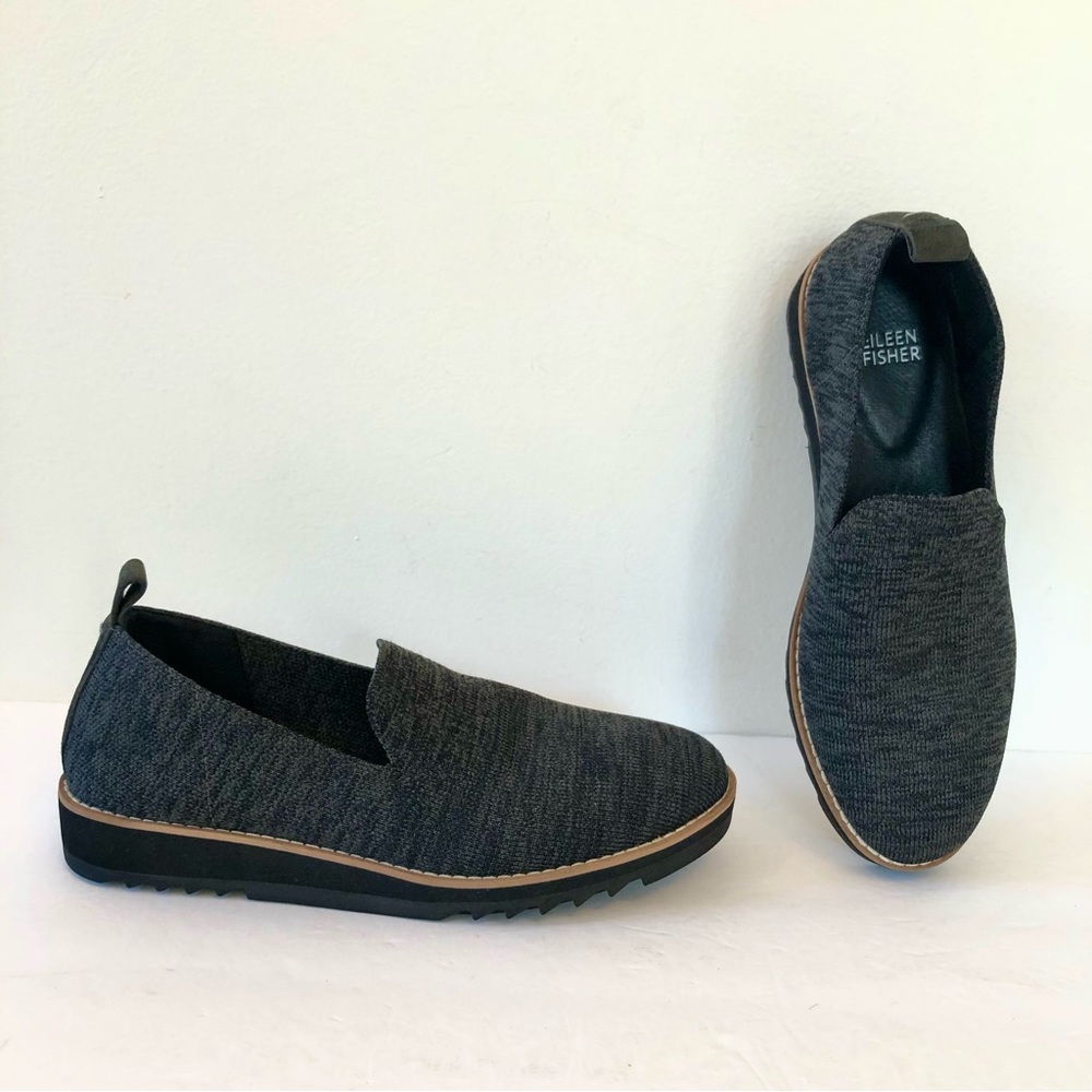 Eileen Fisher Embrace Recycled Stretch Knit Loafers